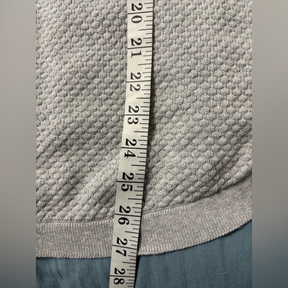 Matty 100% Grey Cotton Knit Top - Picture 8 of 10